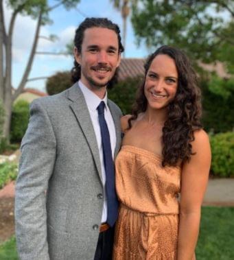 Maggie Steffens with her boyfriend in an event.